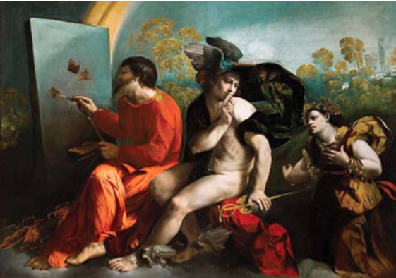 Giove pittore di farfalle - Dossi Dosso